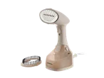 Escova a vapor Silvercrest® com acessório de escova em fundo preto.
