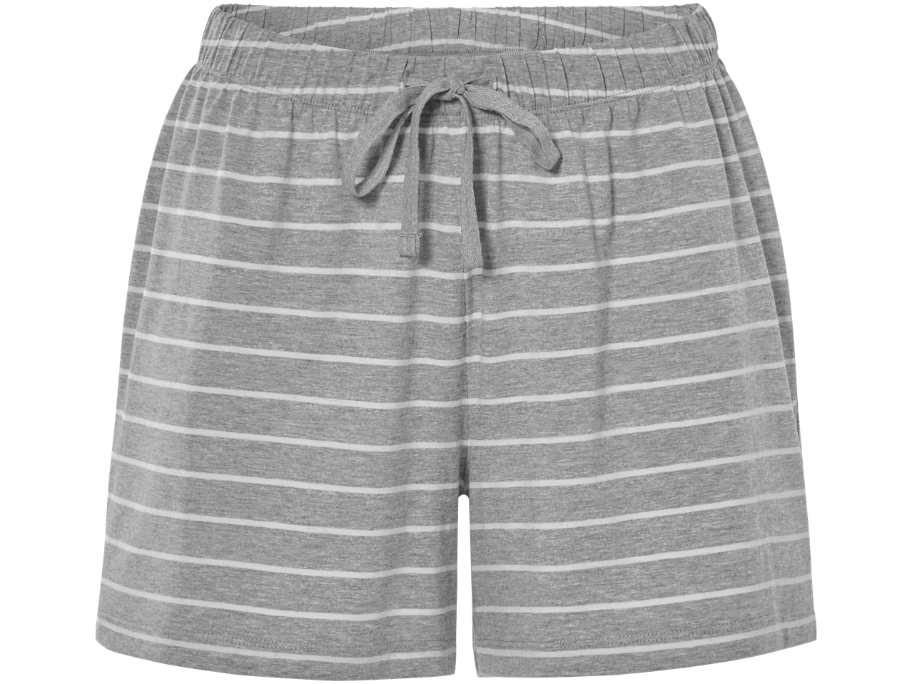 Șorturi de pijama cu dungi.