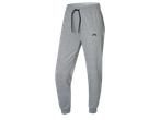 Grijze Crivit joggingbroek met zwart trekkoord en logo.