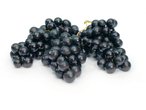 Uvas suculentas, azul-escuras.