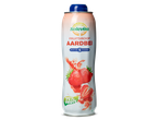 Solevita aardbeienfruitsiroopfles, 75% fruit, bron van 5 vitaminen.