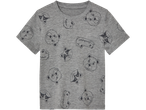 Tricou gri Lupilu® pentru băieți cu imprimeu cu fețe de animale