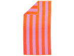 Toalha de praia CRIVIT com riscas laranja e rosa