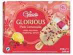Премиум сладолед на клечка Gelatelli Glorious Pink Lemonade с бял шоколад, малина и лимон.