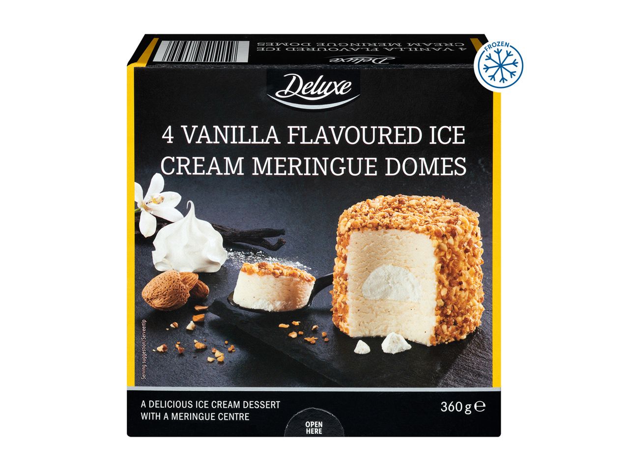 Go to full screen view: Deluxe Ice Cream Bomb with Meringue and Vanilla - Image 1