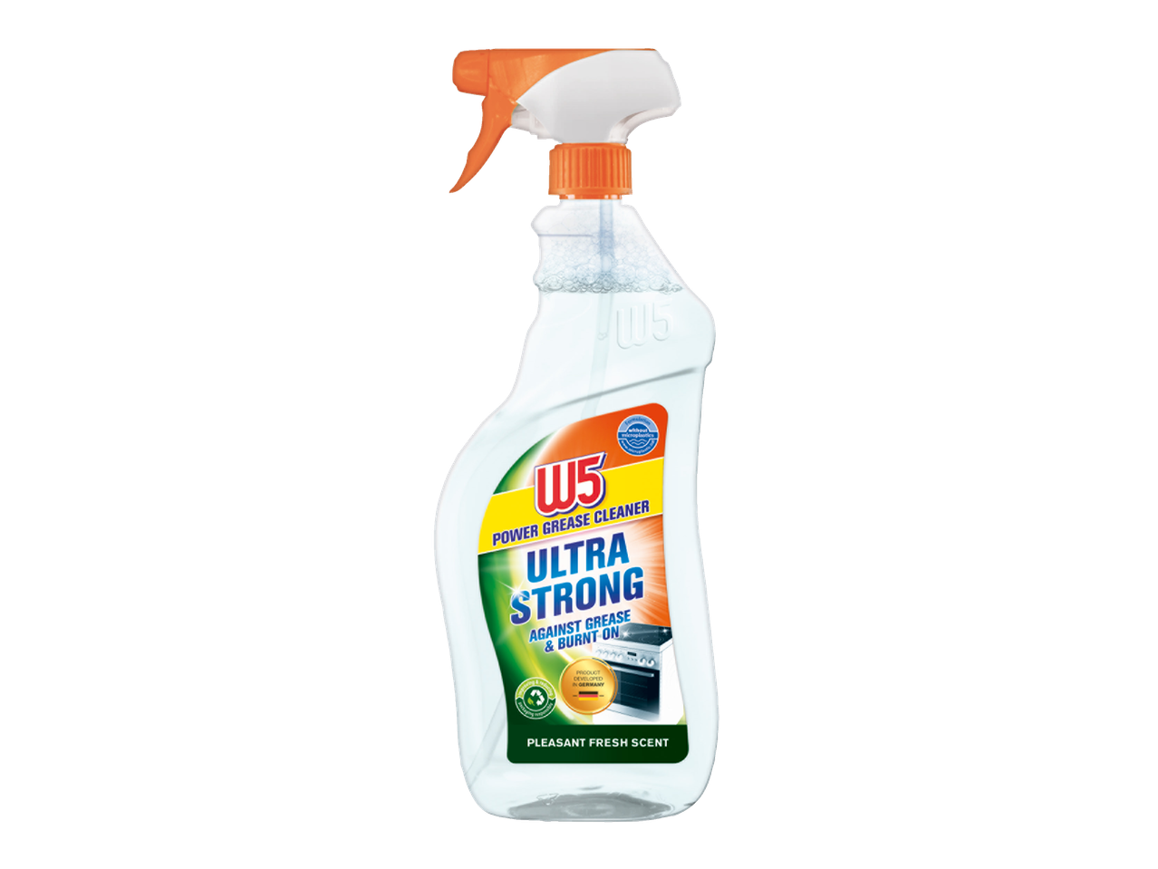 W5 Ultra Strong sprej za čiščenje maščob.