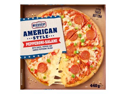 Pepperoni szalámis / sajtos pizza