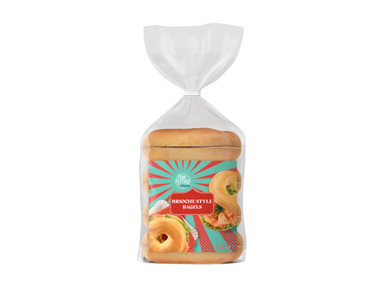 Bagels pufoși, cu unt
