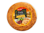 Sol y Mar Tortilla con Chorizo: Aardappelomelet met chorizo worst.