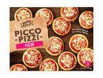 Alfredo márkájú, sonkás mini pizzák, ideális partikra.