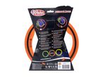 Packaging for a flexible flying ring toy with instructions in multiple languages.