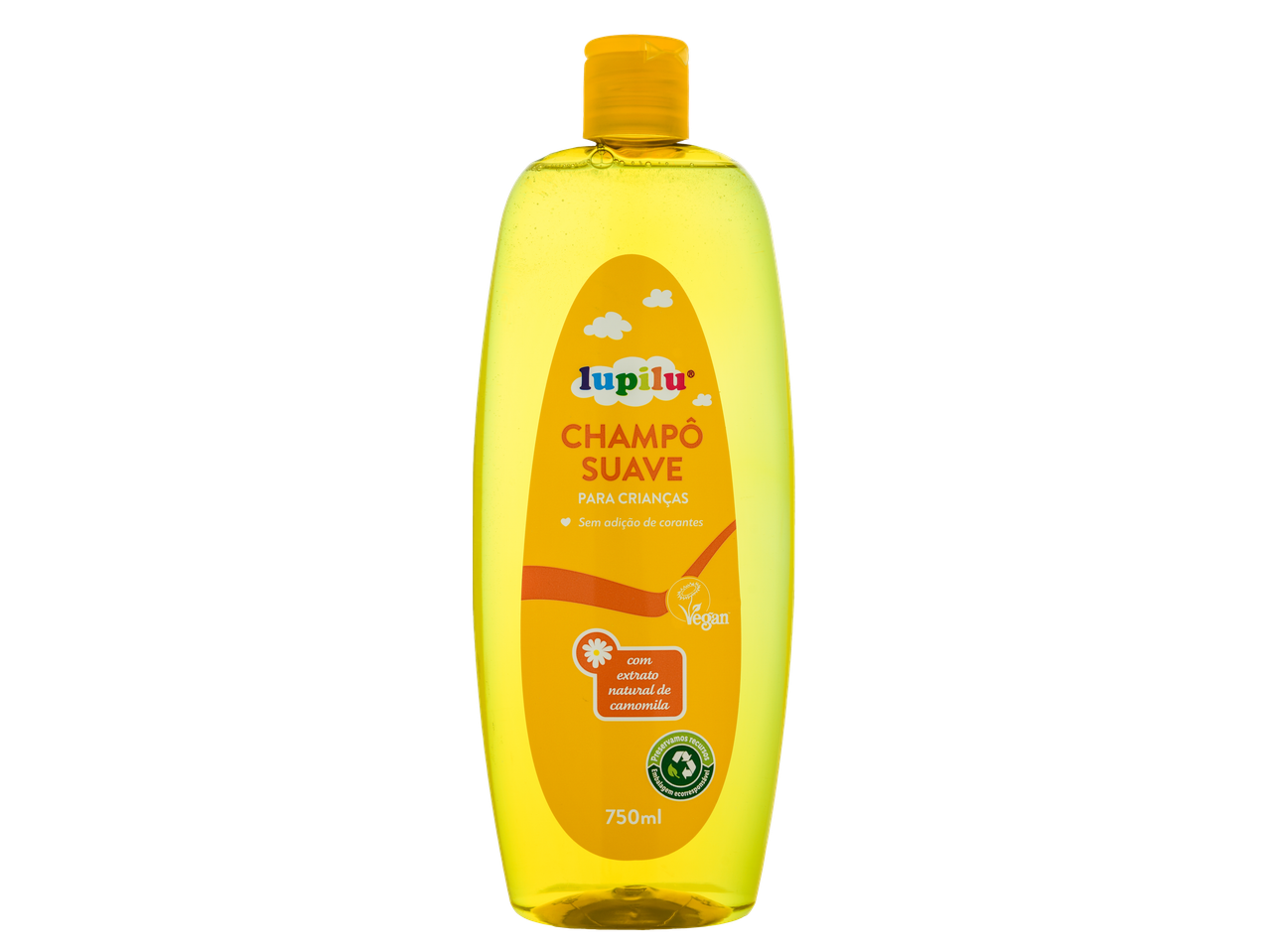 Lupilu Champô Suave para crianças, 750ml, com extrato natural de camomila, vegan