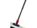 A long-handled broom, ideal for cleaning.