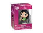 Mulan vinyl figure in a pink box with 'Disney Princess' branding.