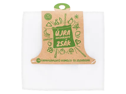 Újrahasználható zsák, zöldséghez és gyümölcshöz (Lidl Plus)