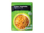 Taste Of Golden Vegetable microwave rice: vegan, ready in 2 minutes.