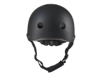 CRIVIT Skater-Helm: melna skrituļdēļa ķivere ar regulējamu siksnu