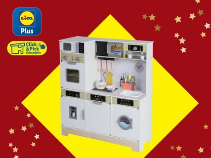 XXL fa játékkonyha (Lidl Plus)
