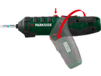 Șurubelniță cu acumulator PARKSIDE, cu mâner pliabil