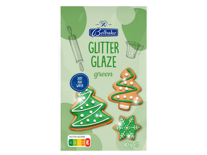 Belbake Glazūras pulveris ar mirdzumu dažādi veidi 80g
