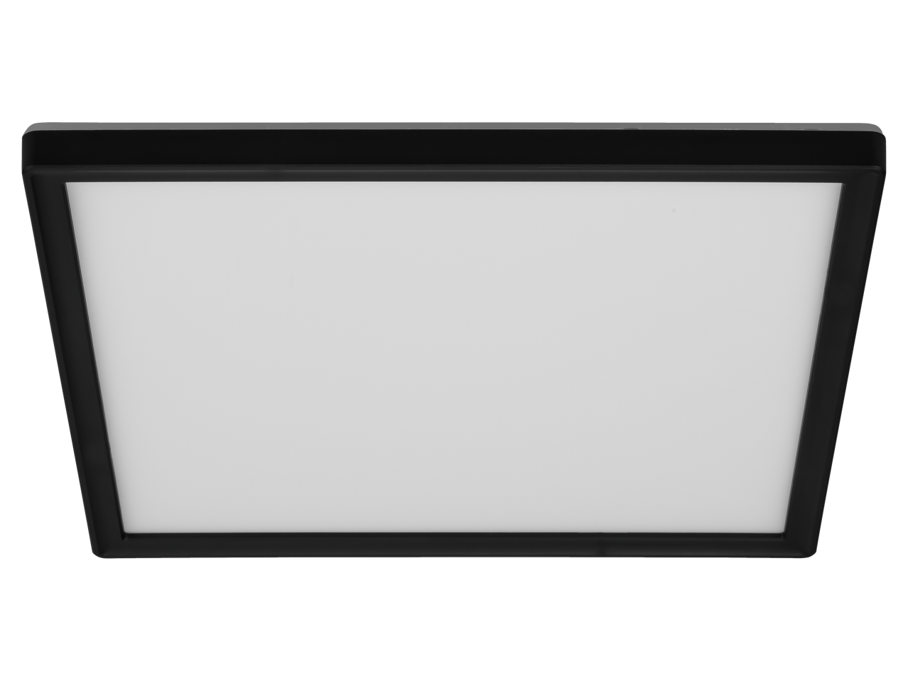 Luminária LED retangular Livarno com borda preta