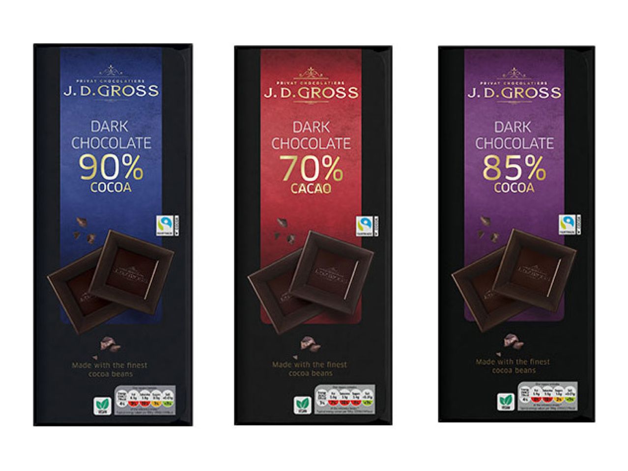 Lidl J.D. GROSS Dark Chocolate - Lidl plus price