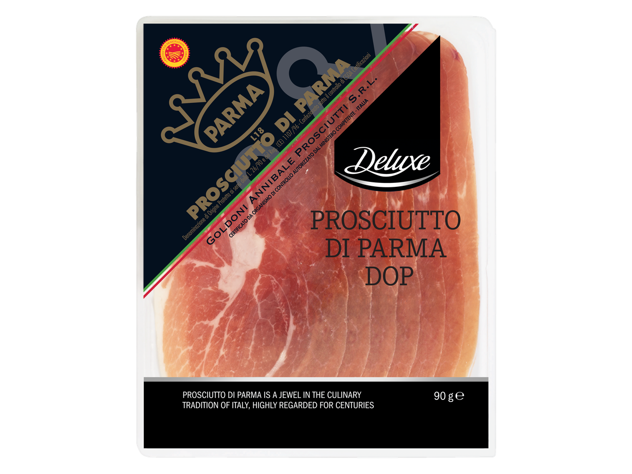 Deluxe Prosciutto di Parma DOP, 90g