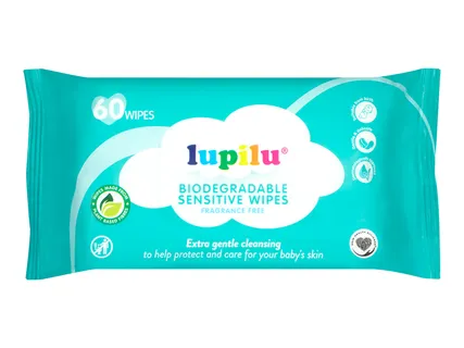 Lupilu Biodegrade Sensitive Baby Wipes Multipack 6 x 60 wipes