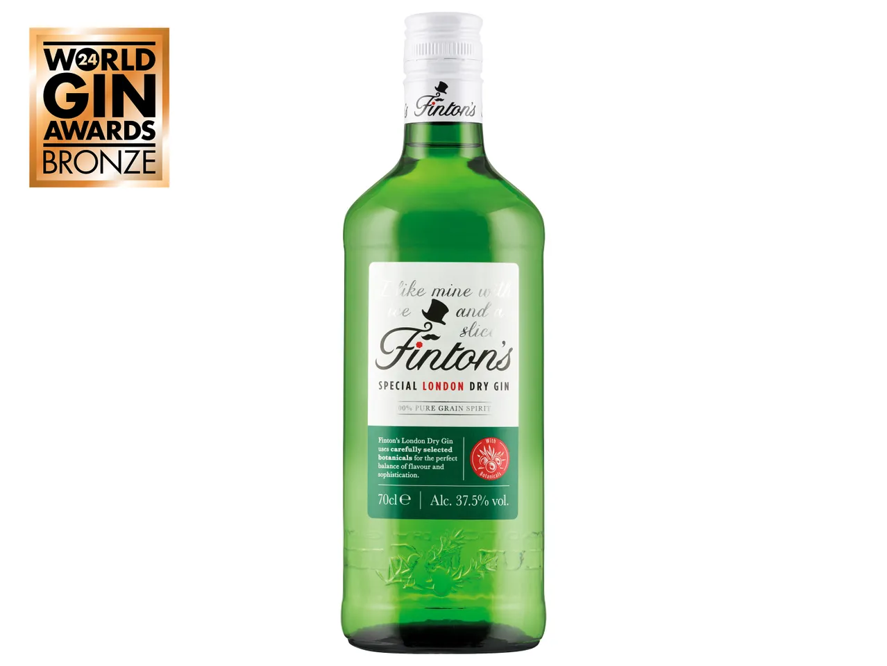 Go to full screen view: Finton's Special London Dry Gin - Image 1