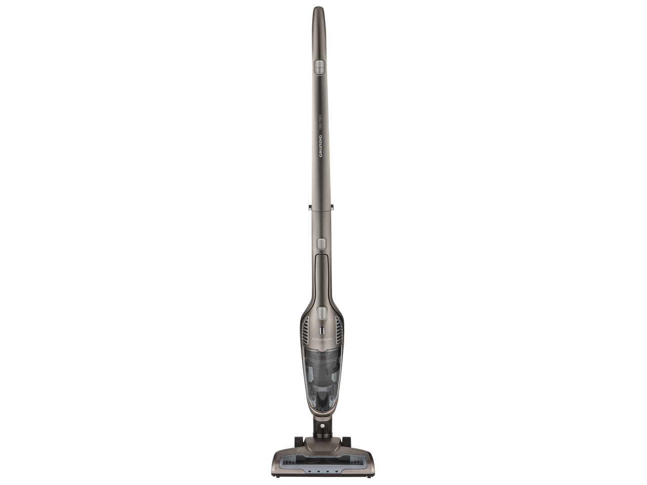 GRUNDIG juhtmeta tolmuimeja TURBO POWER funktsiooniga, hall.