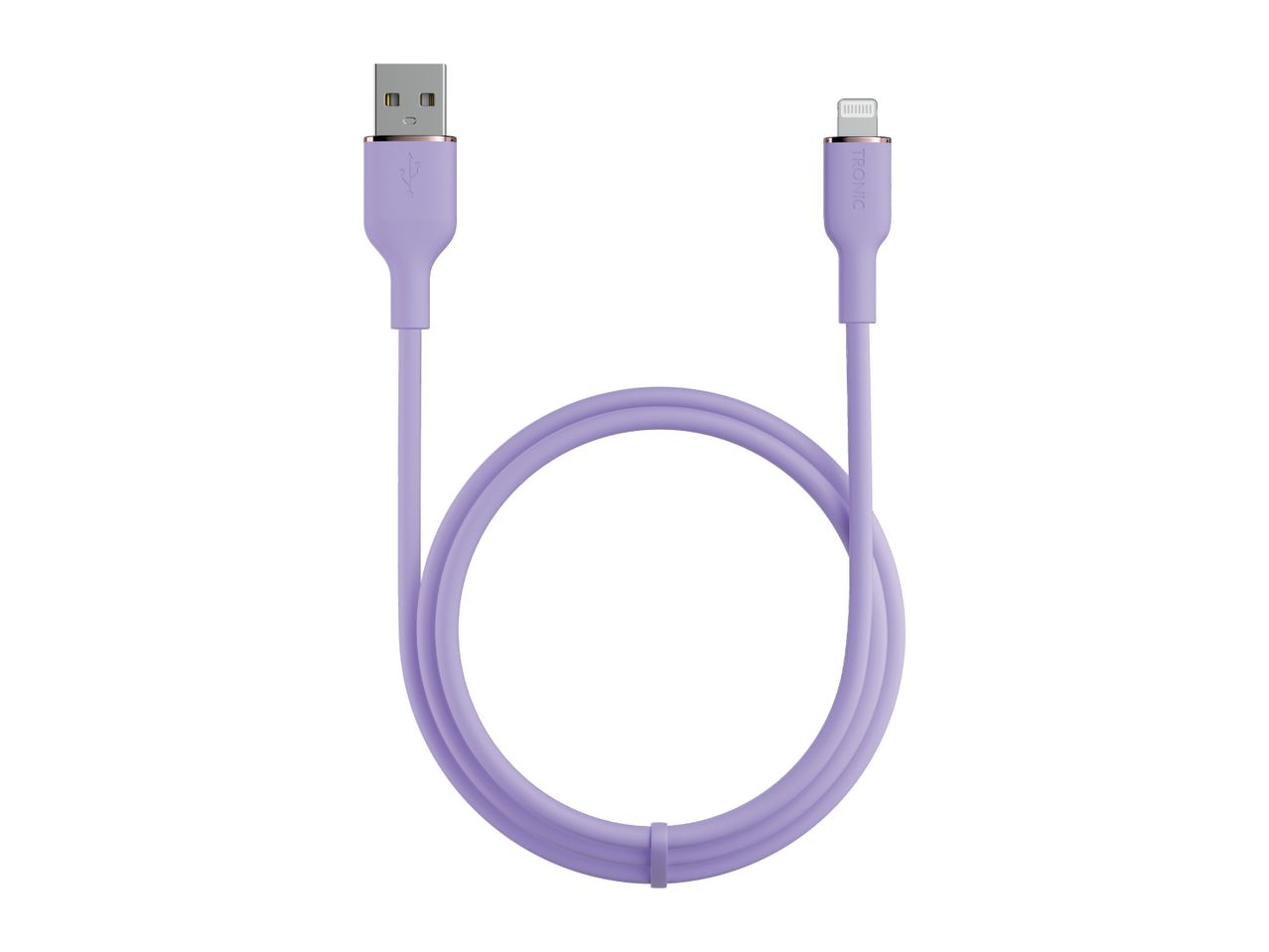 Tronic 1m USB 2.0 Type-A to 8-Pin Connector - Lilac