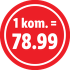 f 1 kom. = 78.99