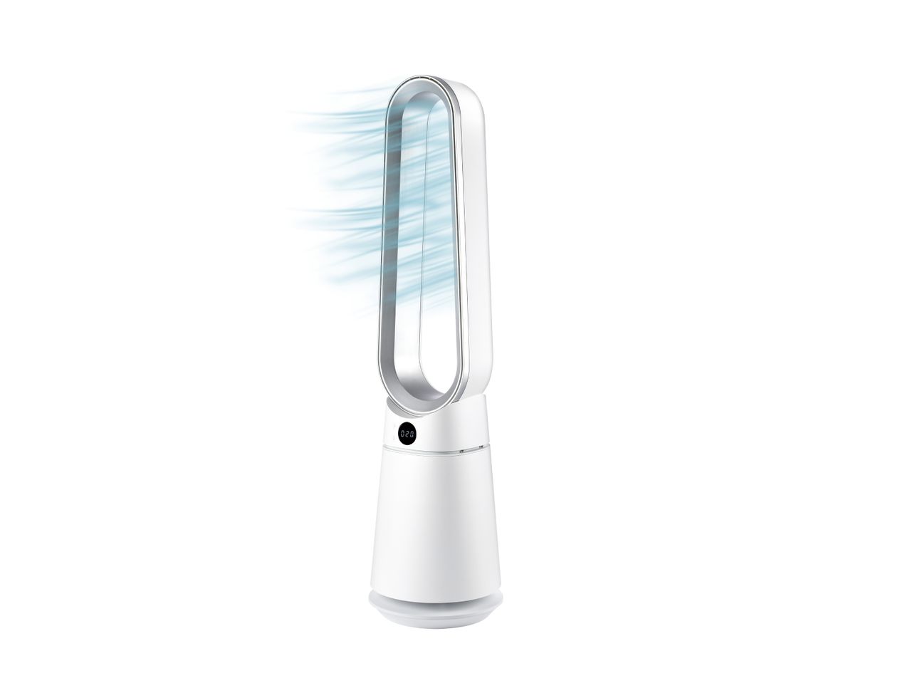 White SILVERCREST® Bladeless Tower Fan