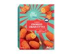 Frozen chorizo croquettes with creamy filling, 240g, in a festive-themed box.