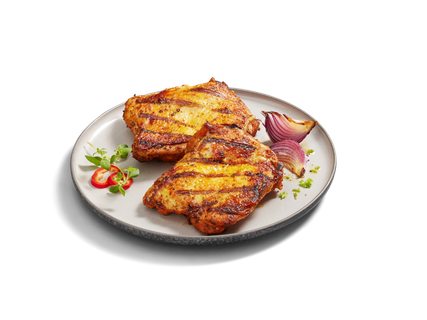 XXL Grillmeister Hähnchen Schenkelsteaks Holzfäller Art