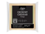 Paquet de cheddar croquant vintage, force 6, 200g, vieilli jusqu'à 18 mois.