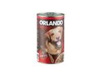 Orlando: Canned dog food, beef and vegetables.