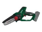 Cordless mini chainsaw with battery pack