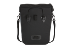 Black bicycle bag: waterproof bike backpack.