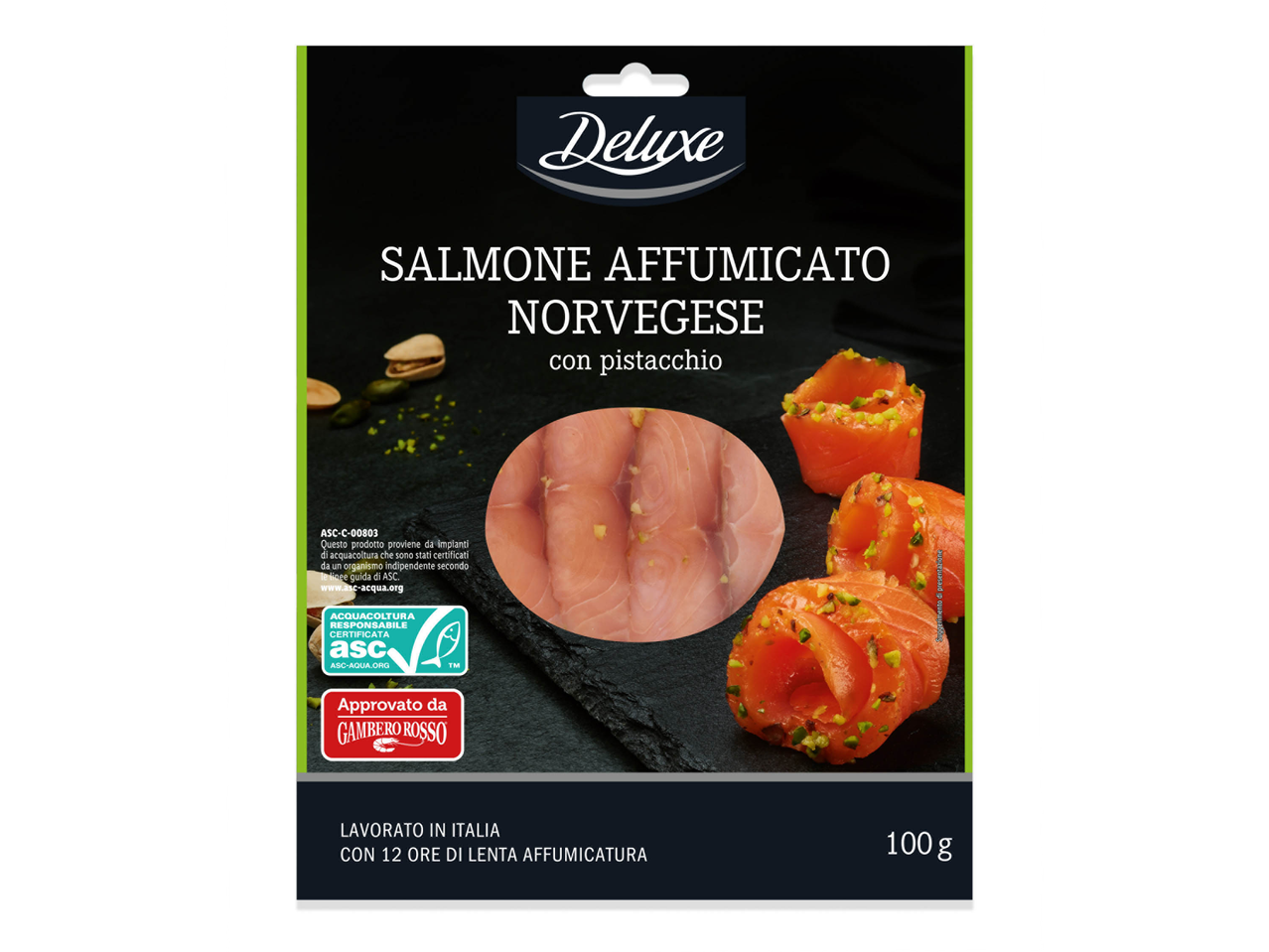 Salmone affumicato norvegese