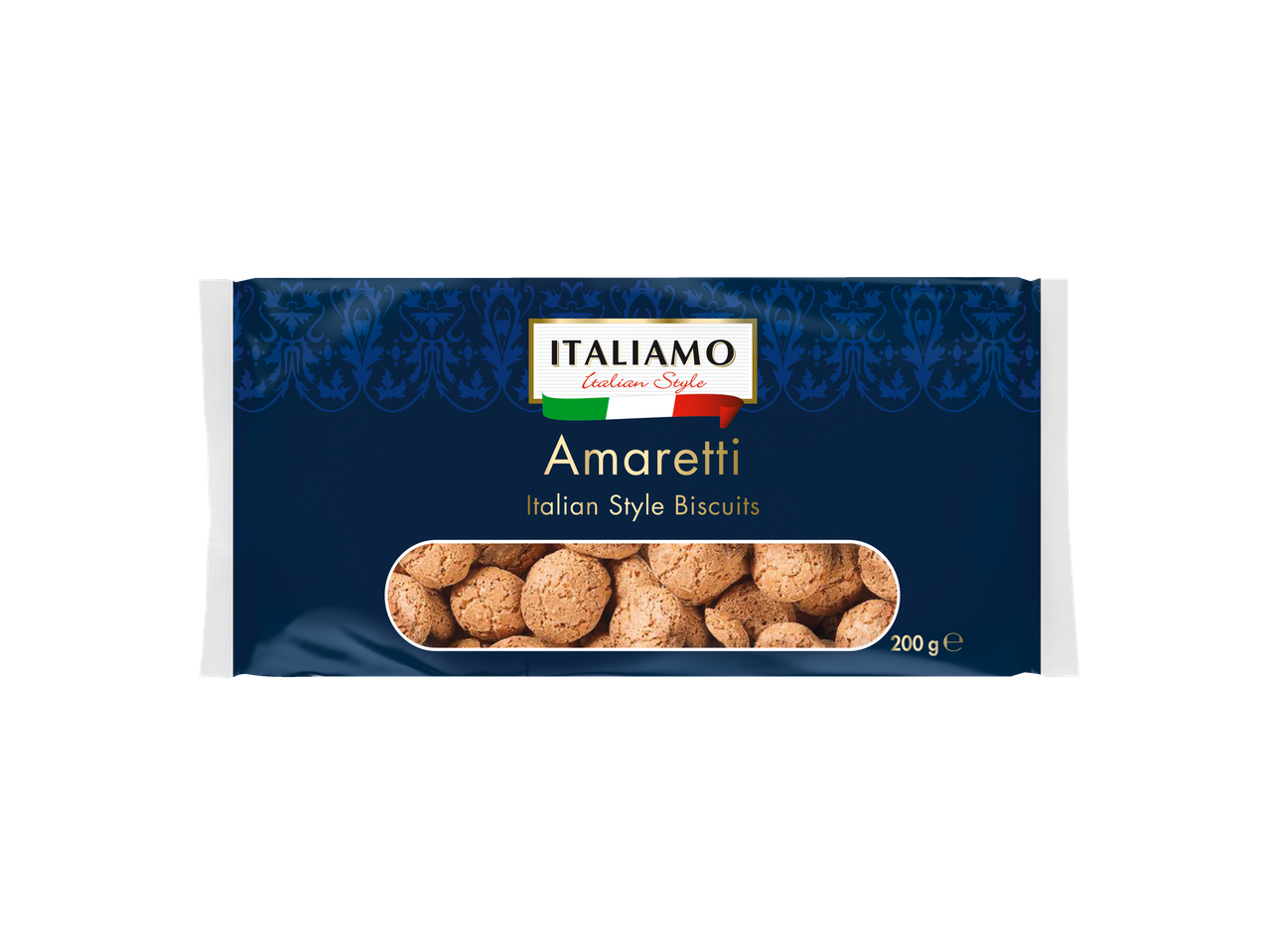 ITALIAMO Amaretti, biscoitos ao estilo italiano (200g).