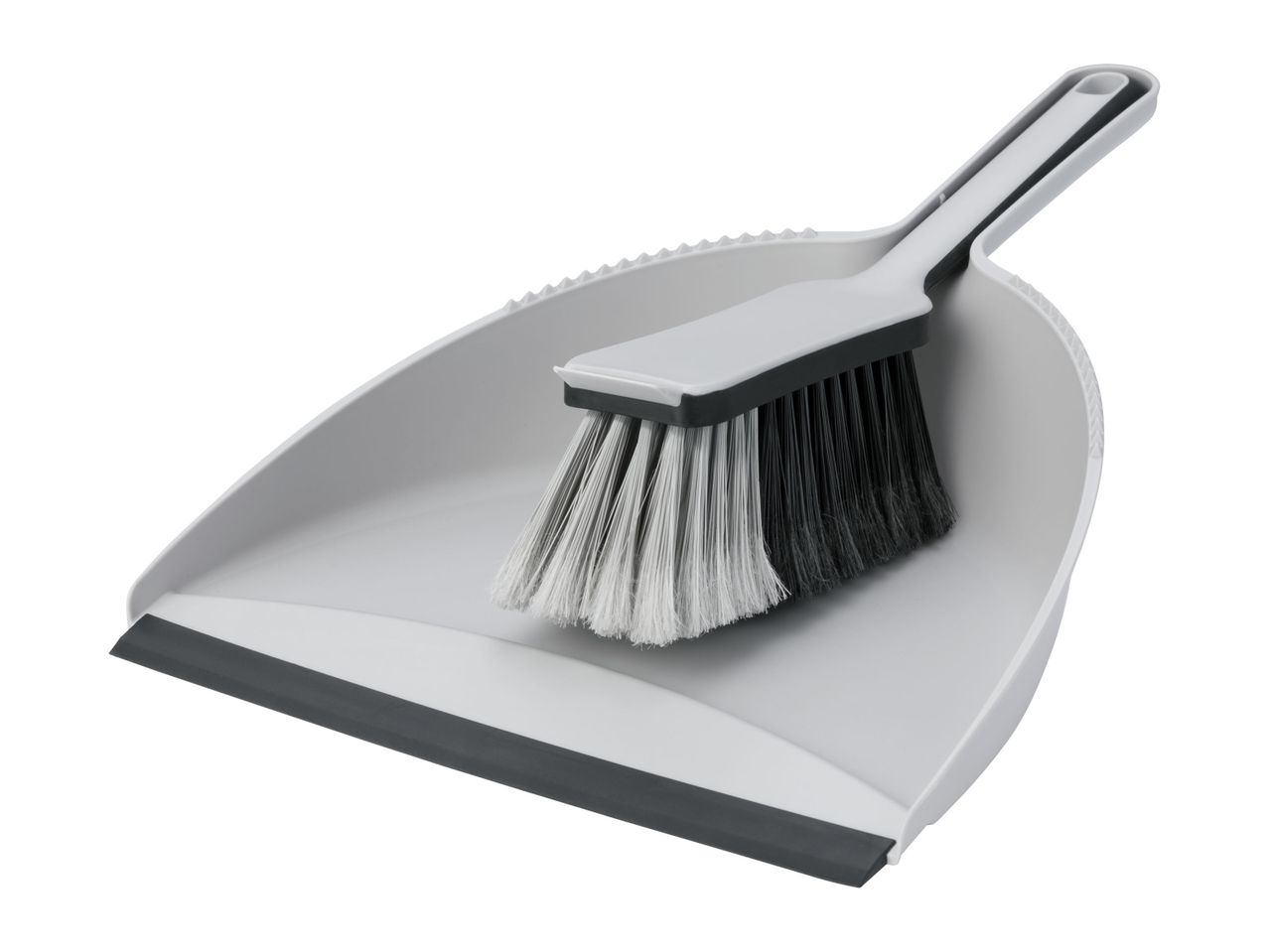 Dustpan and brush cleaning set.