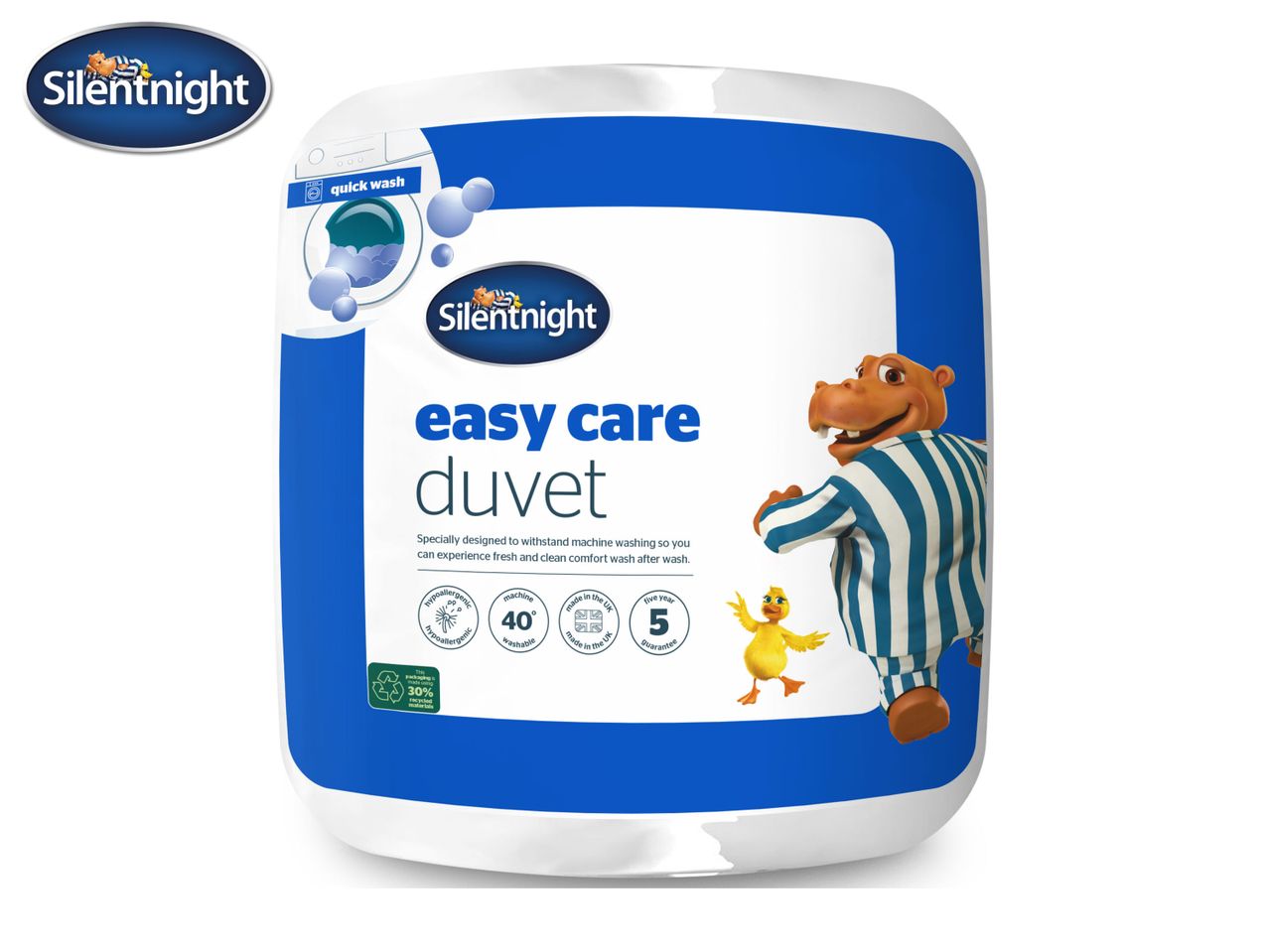 Go to full screen view: Silentnight Essentials 10.5 Tog Duvet - King - Image 1