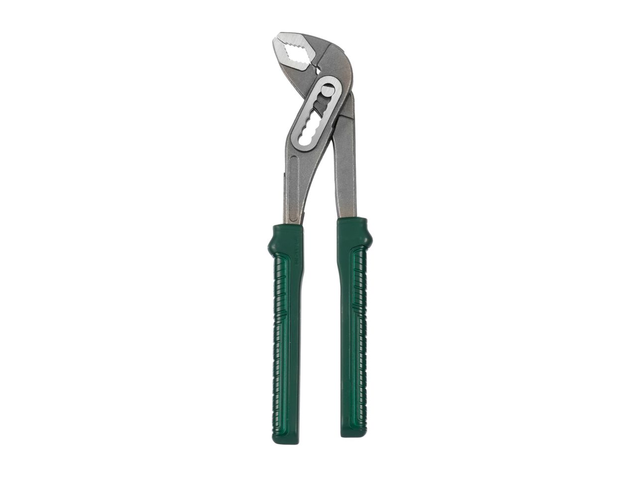 Adjustable pliers with green handles