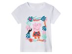 Peppa Malac dzsungel mintás fehér gyerek póló.