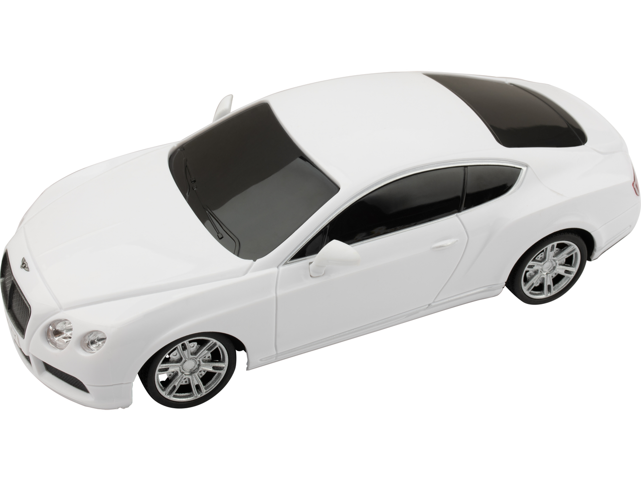 Balta tālvadības automašīna Bentley Continental GT.