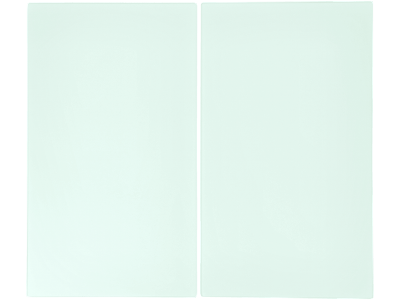 Divas Silvercrest® stikla plāksnes plīts pārklāšanai.