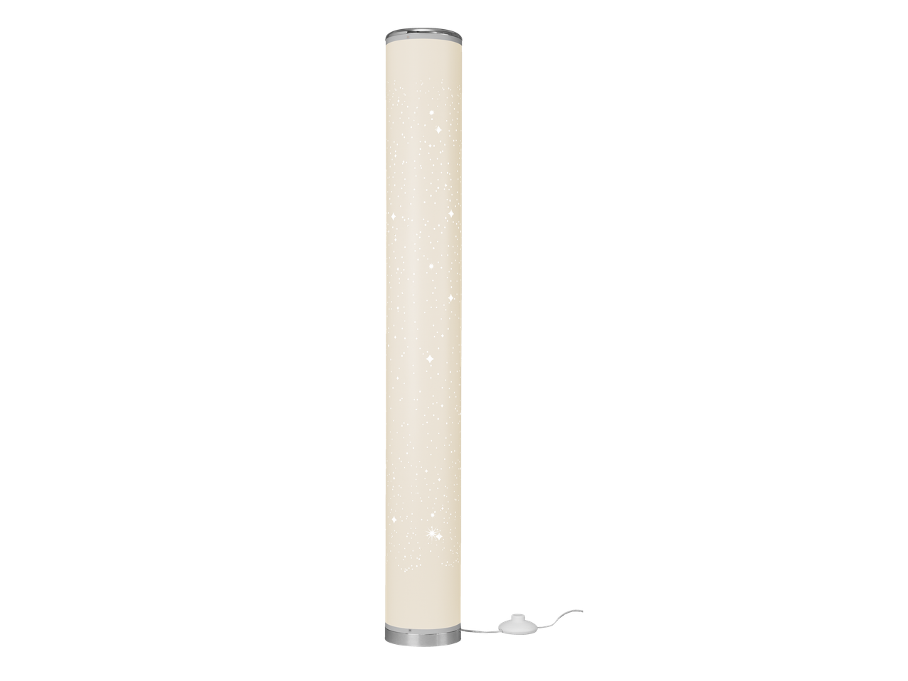 LIVARNO home LED Floor Lamp with a starry pattern and a white cord.