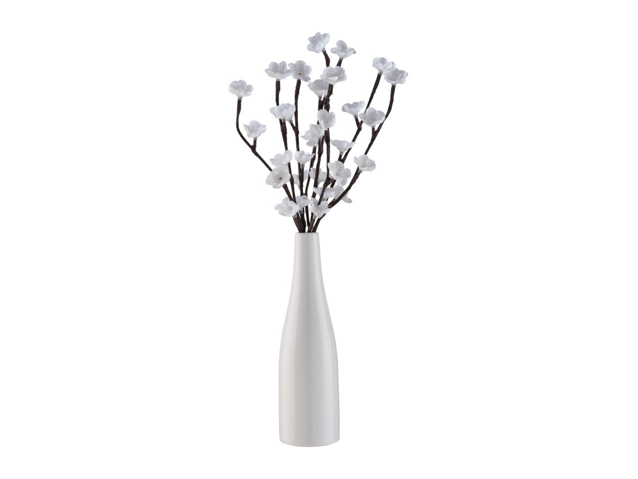 Go to full screen view: Livarno Home Vase with Light-Up Blossom - Image 1