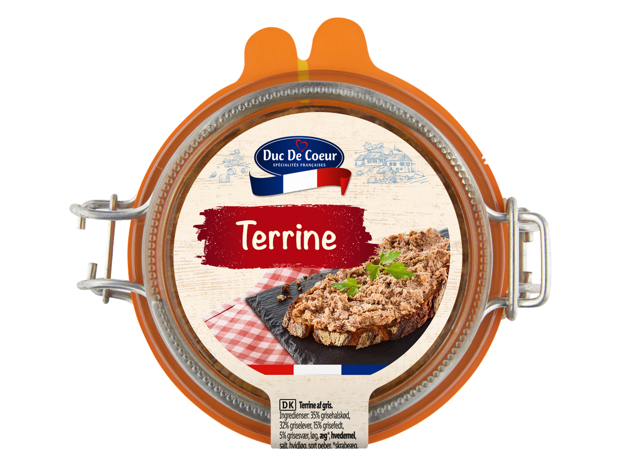 Duc De Coeur terina inde, prancūziškas specialitetas.